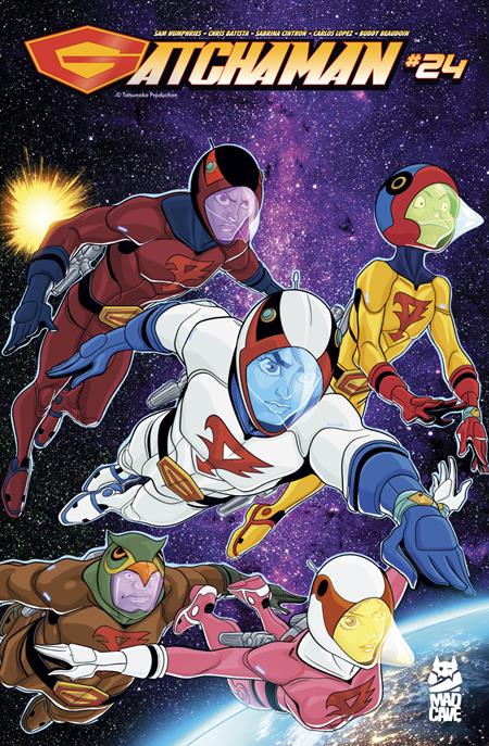 GATCHAMAN #24 CVR A CHRIS BATISTA SABRINA CINTRON TOM CHU — Cover