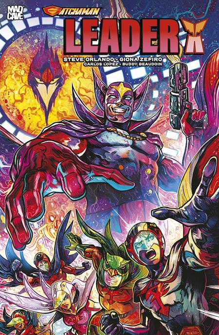 GATCHAMAN LEADER X (ONE-SHOT) CVR A VINCENZO RICCARDI — Cover