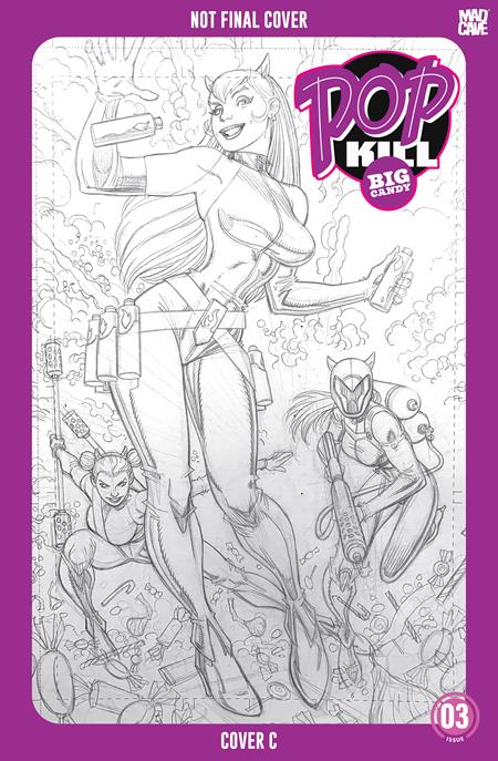 POP KILL BIG CANDY #3 (OF 4) CVR C ART ADAMS VAR (MR) — Cover