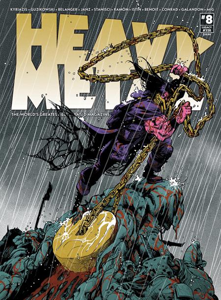 HEAVY METAL MAGAZINE #8 CVR B ILIAS KYRIAZIS VAR (MR) — Cover