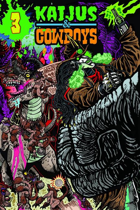 KAIJUS AND COWBOYS #3 (OF 12) CVR A FRANKIE B WASHINGTON — Cover