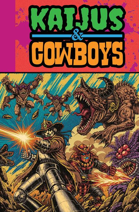 KAIJUS AND COWBOYS #3 (OF 12) CVR B FERXPAIN EC COMICS VAR — Cover