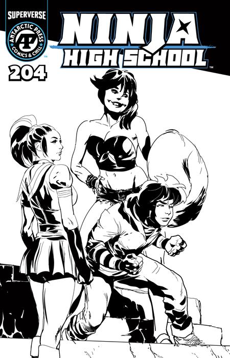 NINJA HIGH SCHOOL #204 CVR B BRIAN DENHAM HOMAGE VAR — Cover