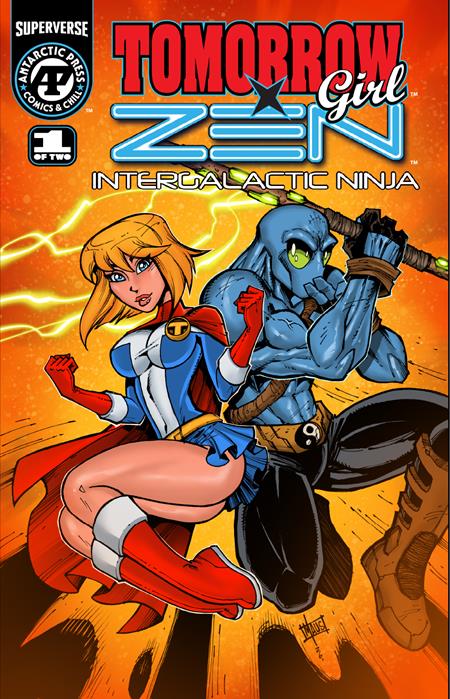 TOMORROW GIRL X ZEN INTERGALACTIC NINJA #1 (OF 2) CVR B BILL MAUS VAR — Cover