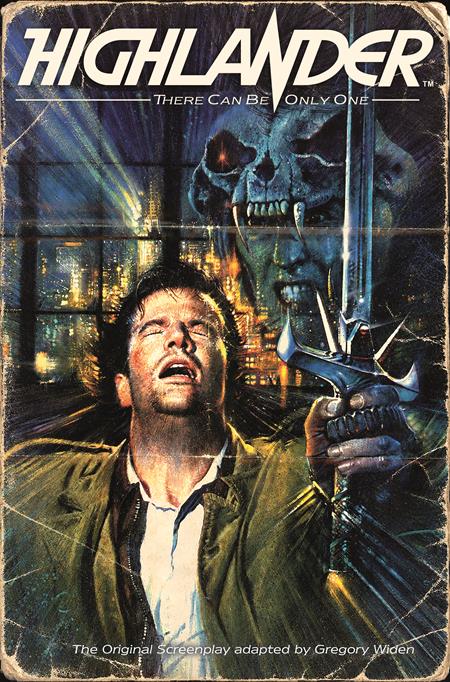HIGHLANDER THE ORIGINAL SCREENPLAY #1 (OF 4) CVR E ORIGINAL POSTER BRIAN BYSOUTH VAR — Cover