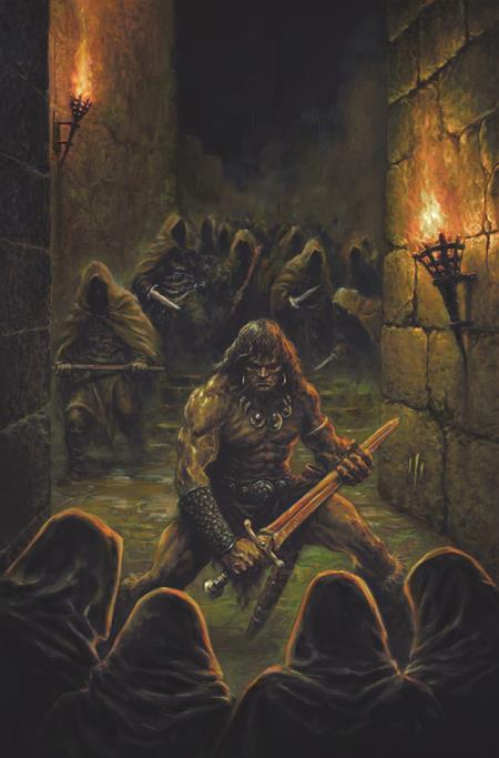 CONAN THE BARBARIAN #38 CVR E JUAN ALBERTO HERNANDEZ VIRGIN CARDSTOCK VAR (MR) — Cover