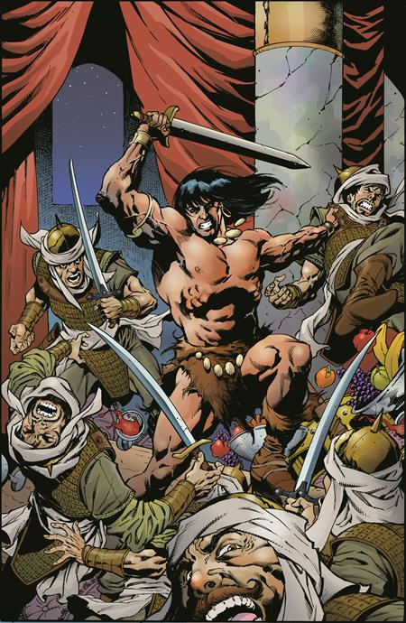 CONAN THE BARBARIAN #38 CVR F AARON LOPRESTI VIRGIN CARDSTOCK VAR (MR) — Cover