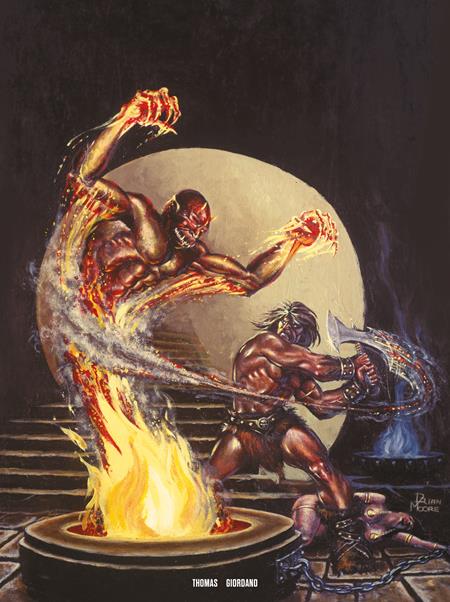 SAVAGE SWORD OF CONAN REFORGED #8 CVR D BRIAN MOORE VIRGIN CARDSTOCK VAR (MR) — Cover