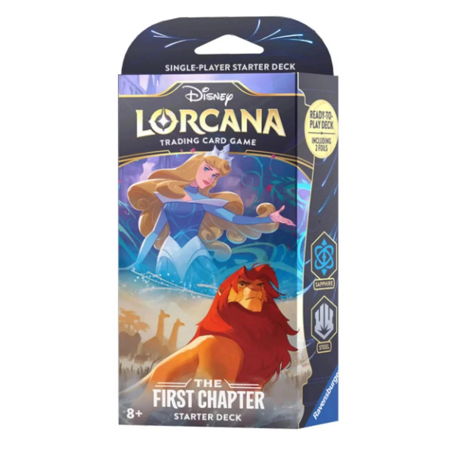 Disney Lorcana TCG : Le Deck de Démarrage du Premier Chapitre | Saphir &amp; Acier