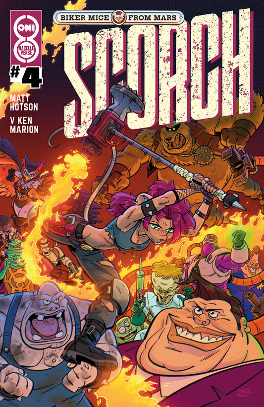 Biker Mice From Mars Scorch #4 Cover B Jacob Perez Variant — Cover