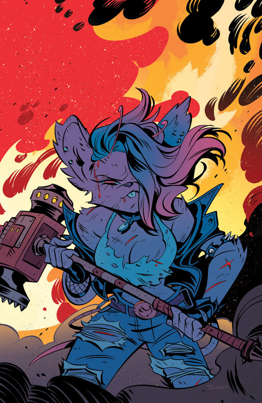 Biker Mice From Mars Scorch #4 Cover C Tango Full Art 1:10 Variant — Cover
