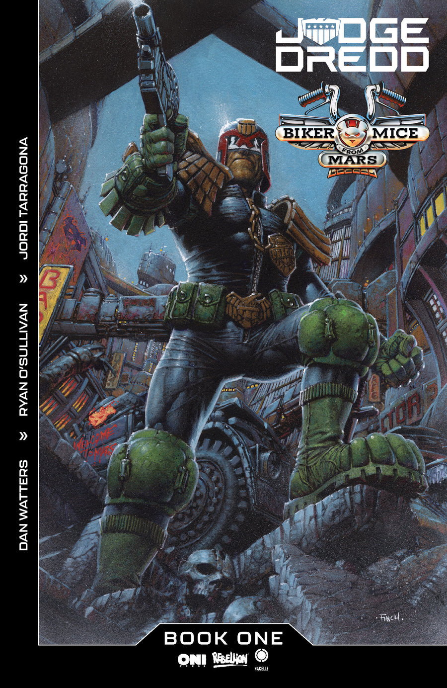 Judge Dredd/Biker Mice From Mars #1 Cover A David Finch — Cover