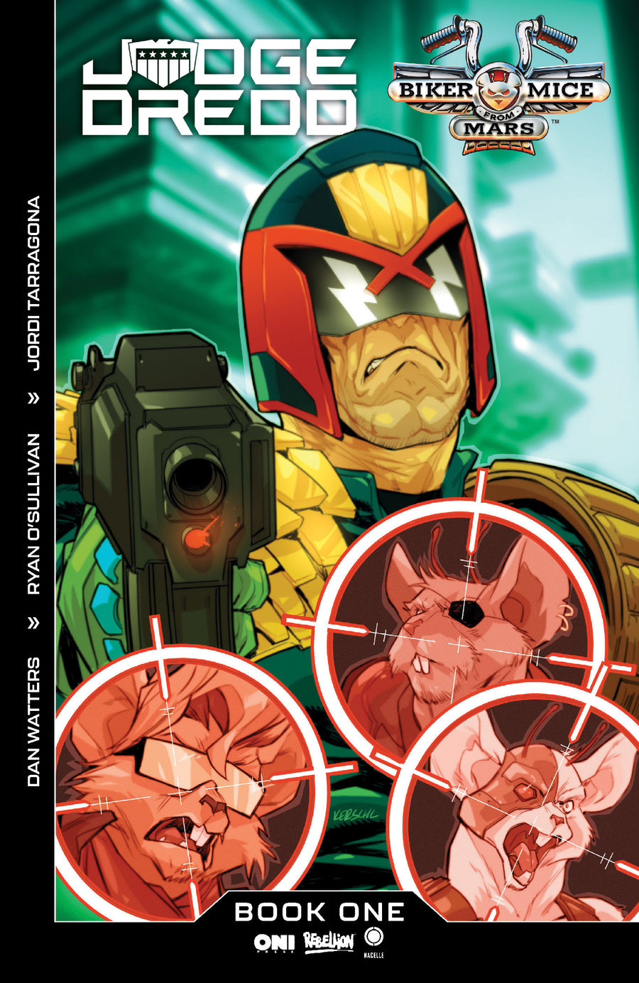 Judge Dredd/Biker Mice From Mars #1 Cover B Karl Kerschl Variant — Cover