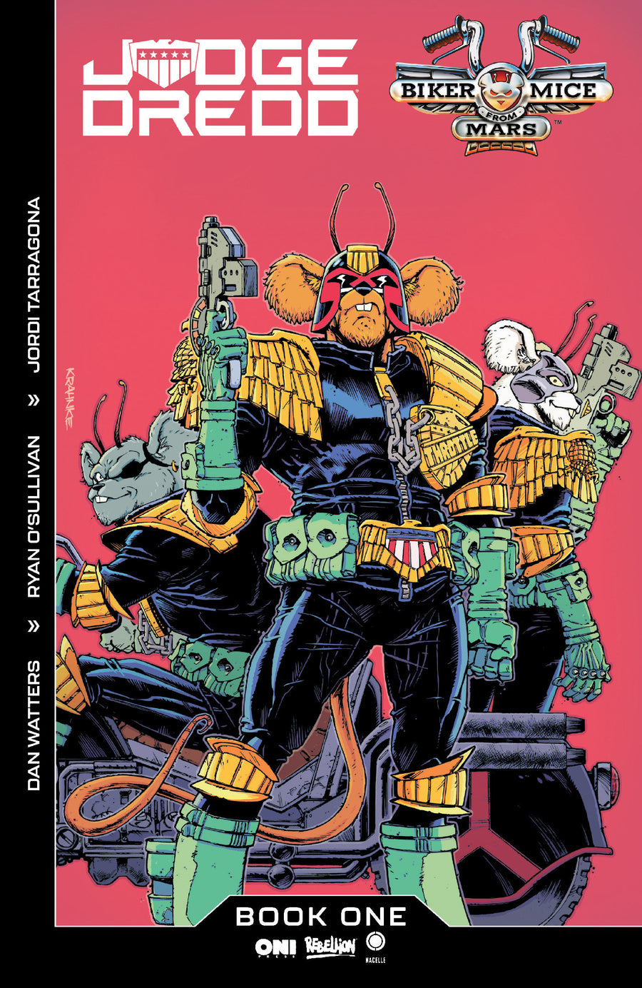 Judge Dredd/Biker Mice From Mars #1 Cover C Andrew Krahnke Variant — Cover