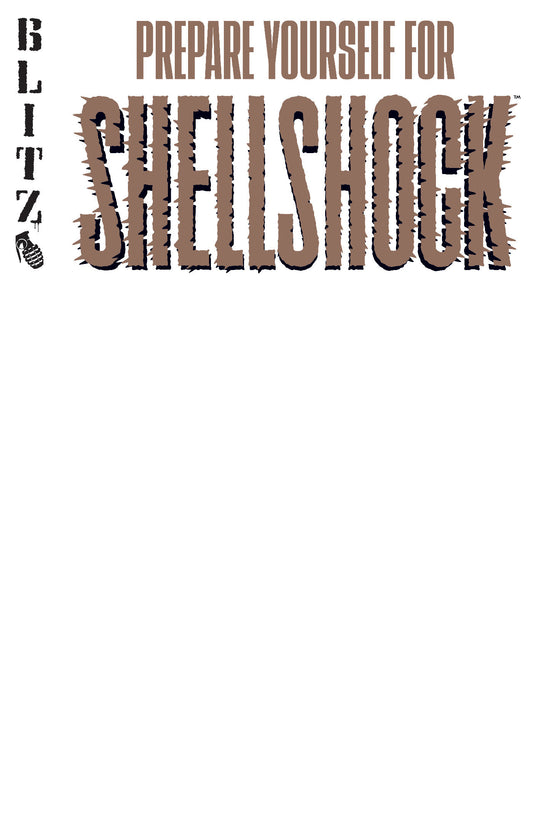 Ec Shellshock #1 Cover D Blank Sketch Variant - Cover