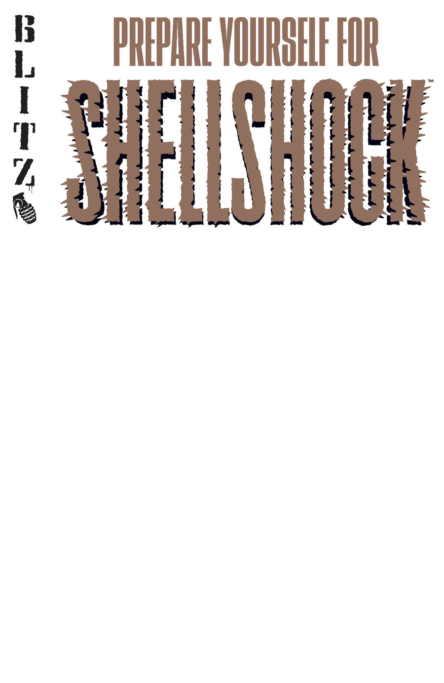 Ec Shellshock #1 Cover D Blank Sketch Variant - Cover
