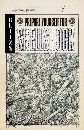 Ec Shellshock #1 Cover F Inc 1:20 Tom Fowler B&W Artist Edition Variant