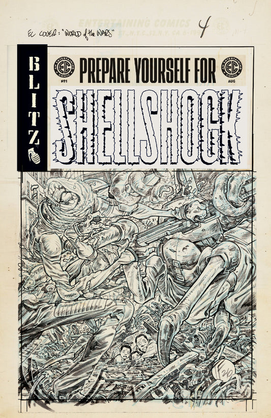 Ec Shellshock #1 Cover F Inc 1:20 Tom Fowler B&W Artist Edition Variant - Cover