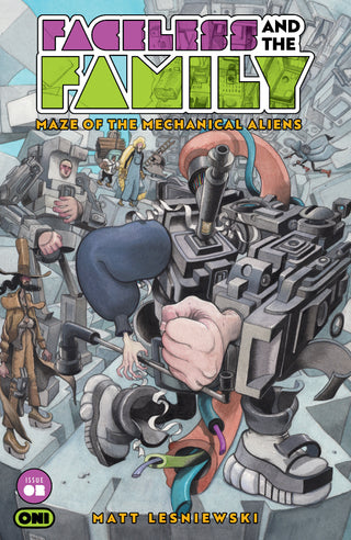 Faceless and the Family Maze of the Mechanical Aliens #2 Cover B Farel Dalrymple Variant