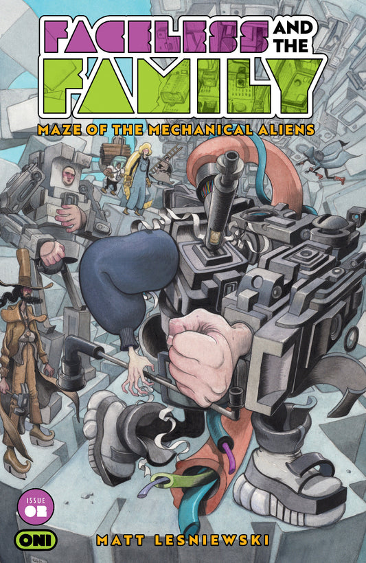 Faceless and the Family Maze of the Mechanical Aliens #2 Cover B Farel Dalrymple Variant - Cover