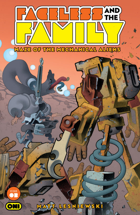Faceless and the Family Maze of the Mechanical Aliens #3 Cover A Matt Lesniewski — Cover