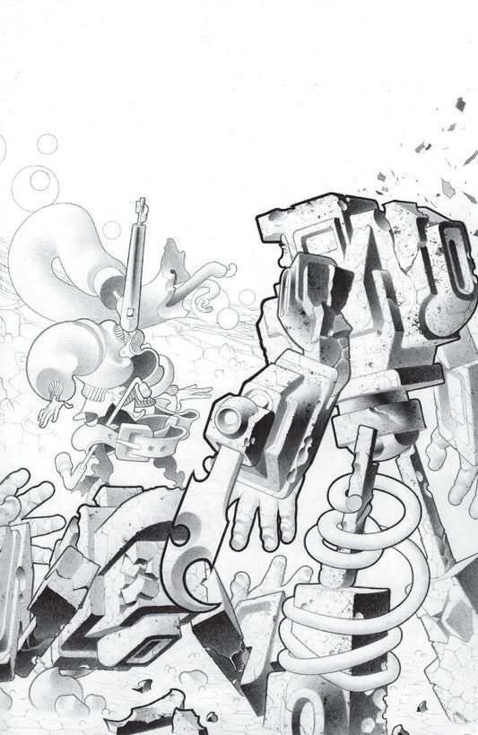 Faceless and the Family Maze of the Mechanical Aliens #3 Cover C Inc 1:10 Matt Lesniewski Variant — Cover