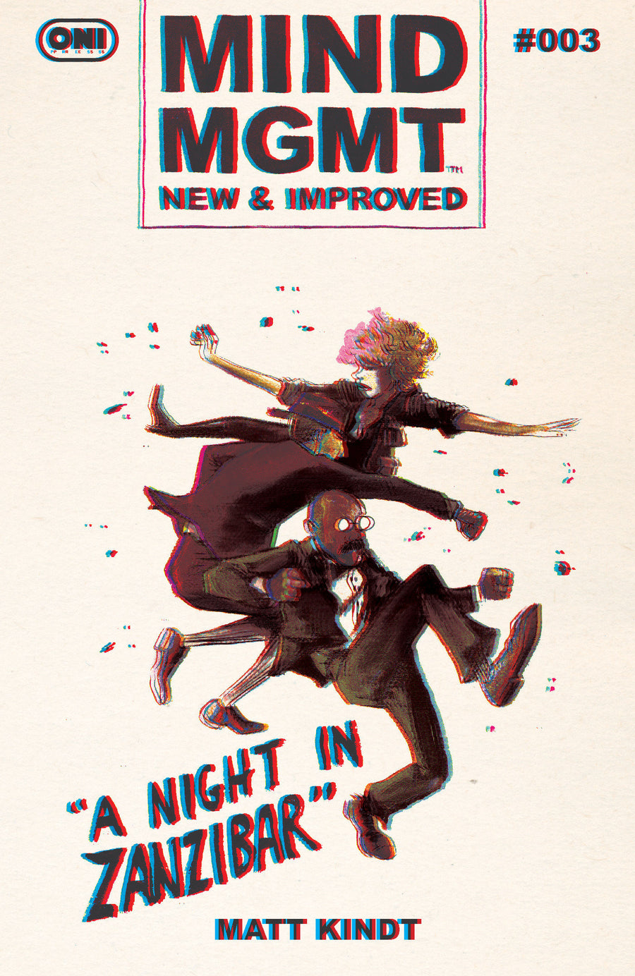 Mind Mgmt New & Improved #3 Cover E Inc 1:20 Matt Kindt 3-D Variant - Cover