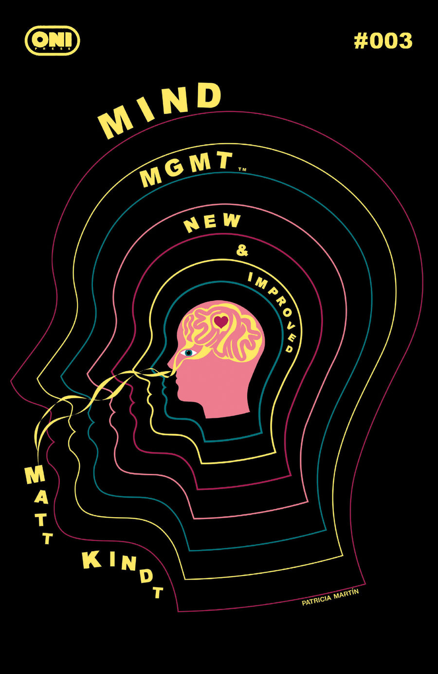 Mind Mgmt New & Improved #3 Cover F Inc 1:50 Patricia Martin Variant - Cover