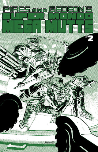 Super Mondo Mega Mutts #2 Couverture B Variante Hommage Alex Diotto