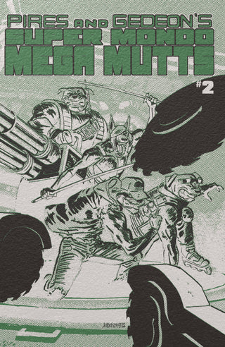 Super Mondo Mega Mutts #2 Couverture E Alex Diotto Édition Foil