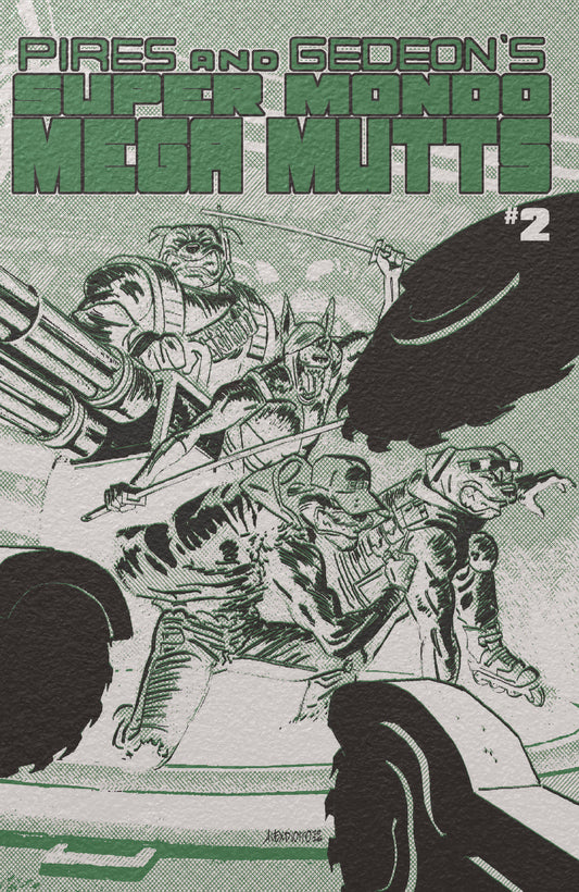 Super Mondo Mega Mutts #2 Cover E Alex Diotto Foil Variant - Cover
