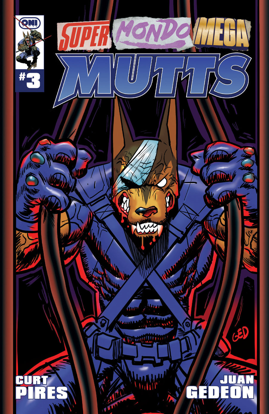 Super Mondo Mega Mutts #3 Cover A Juan Gedeon — Cover