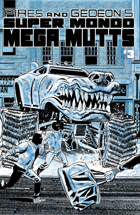 Super Mondo Mega Mutts #3 Cover B Alex Diotto Homage Variant — Cover