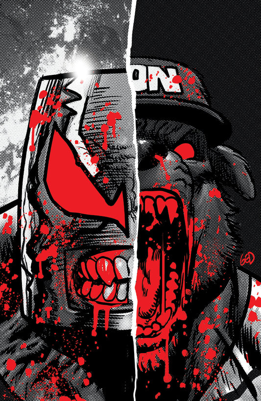 Super Mondo Mega Mutts #4 Cover F Inc 1:50 Juan Gedeon Bloody B&W Variant — Cover