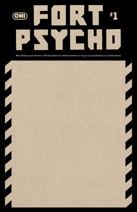 Fort Psycho #1 Cover E Blank Sketch Variant