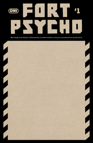 Fort Psycho #1 Cover E Blank Sketch Variant