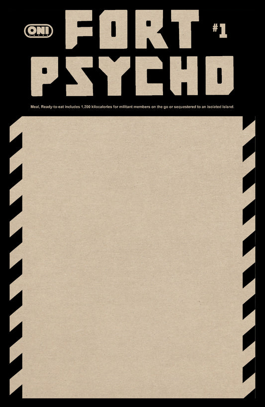 Fort Psycho #1 Cover E Blank Sketch Variant - Cover