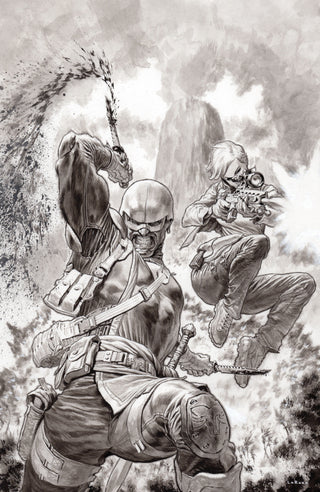 Fort Psycho #1 Cover I Inc 1:50 Lewis Larosa B&W Variant