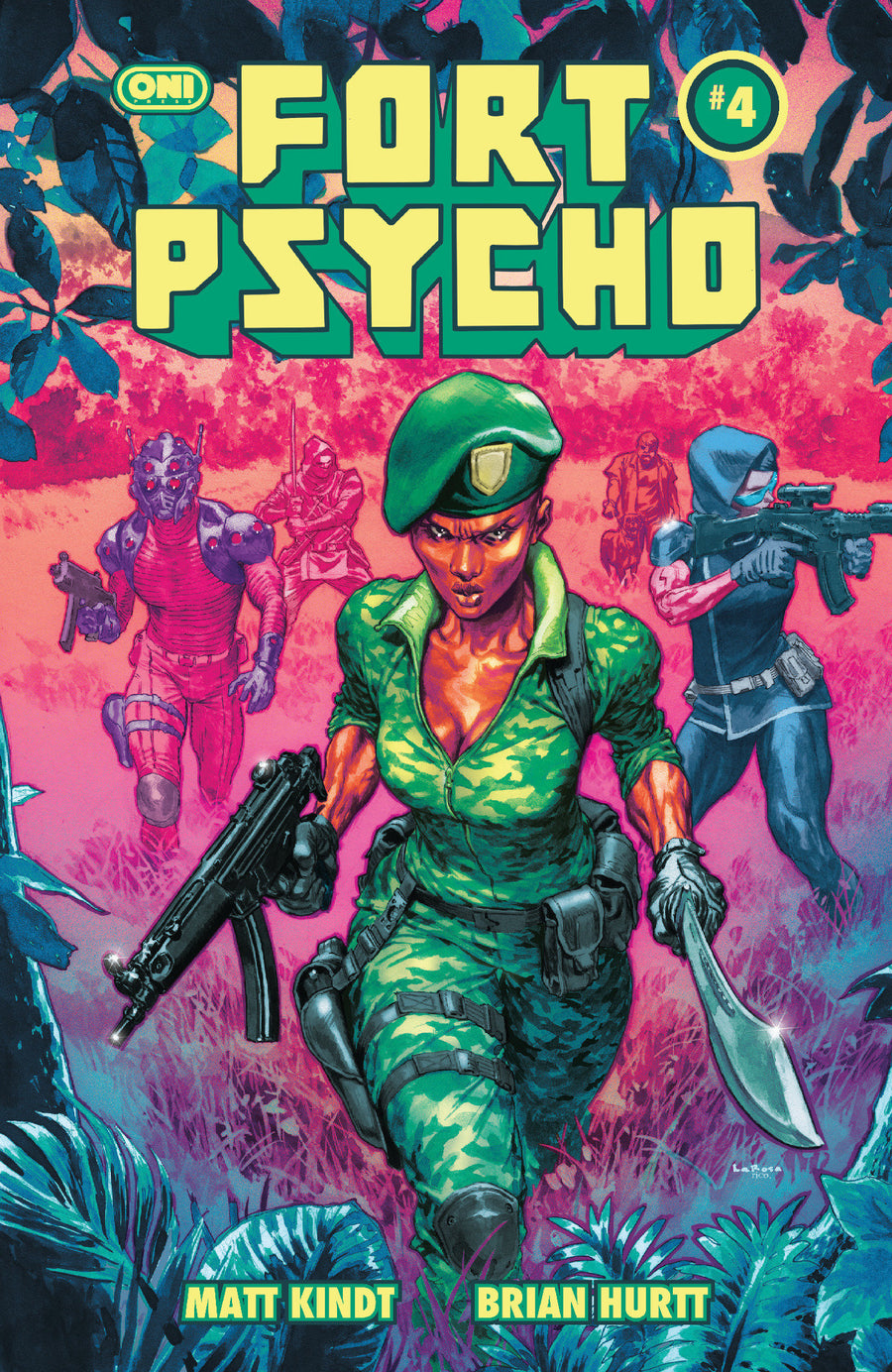 Fort Psycho #4 Cover B Lewis Larosa Variant — Cover