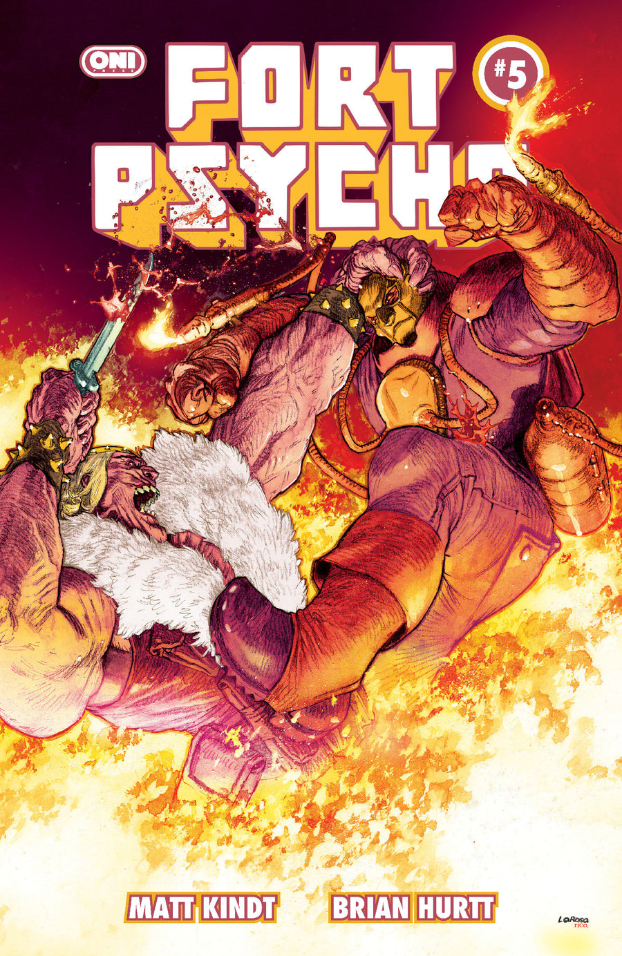 Fort Psycho #5 Cover B Lewis Larosa Variant — Cover