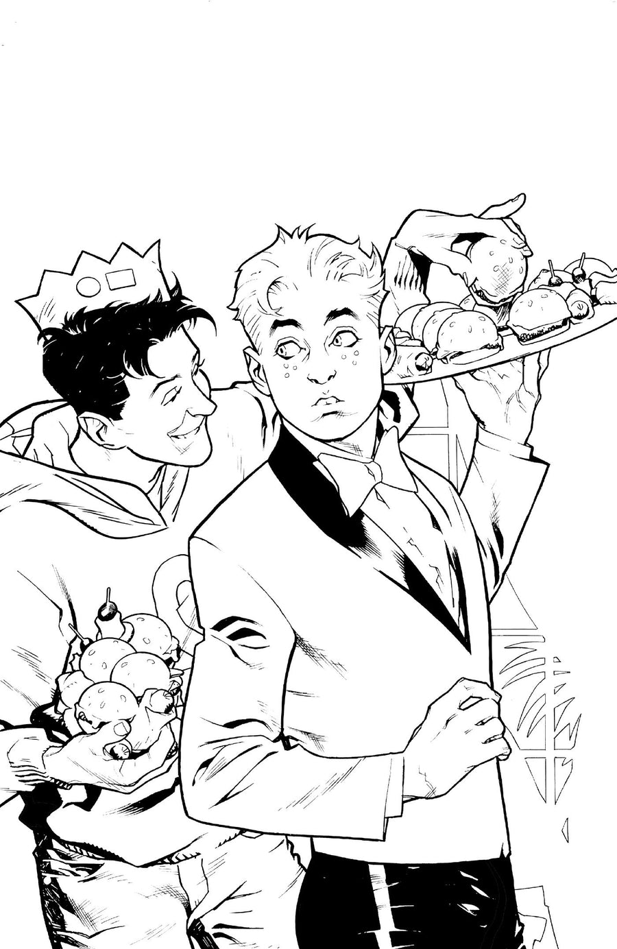 Archie #2 Cover G Inc 1:100 Stuart Immonen B&W Variant — Cover