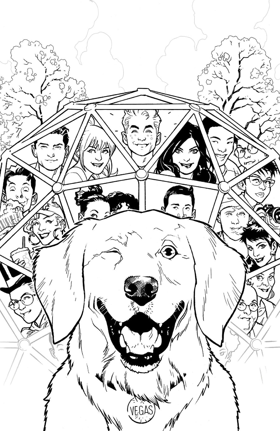 Archie #3 Cover F Stuart Immonen B&W 1:100 Variant — Cover