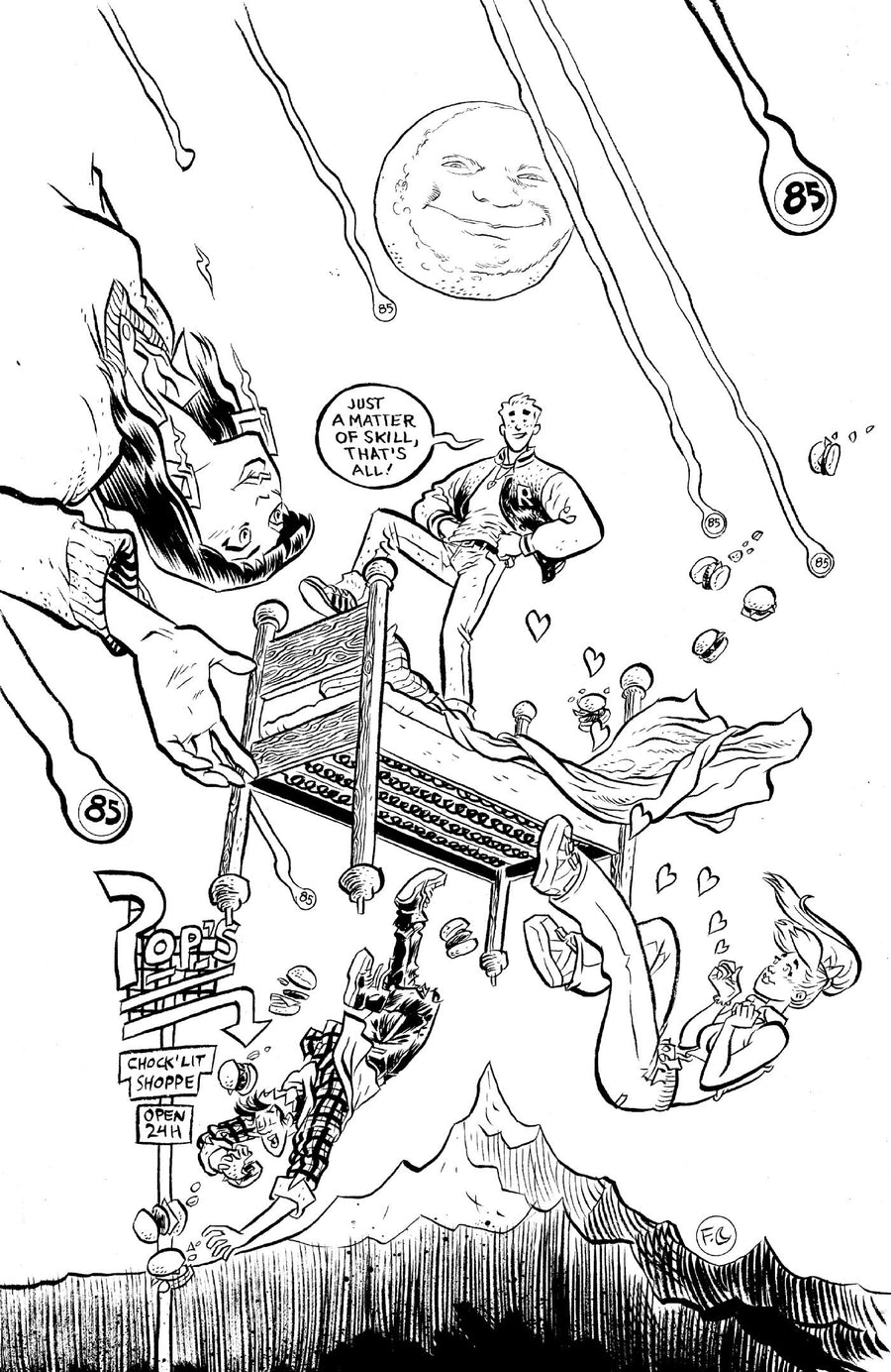 Archie #4 Cover J Fabio Moon B&W 1:100 Variant — Cover