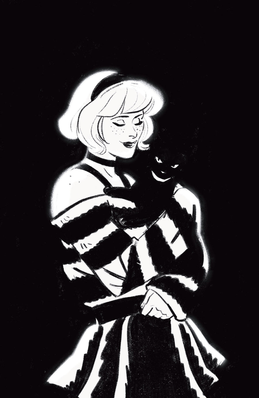 Sabrina the Teenage Witch #3 Cover F Lauren Knight B&W 1:100 Variant — Cover