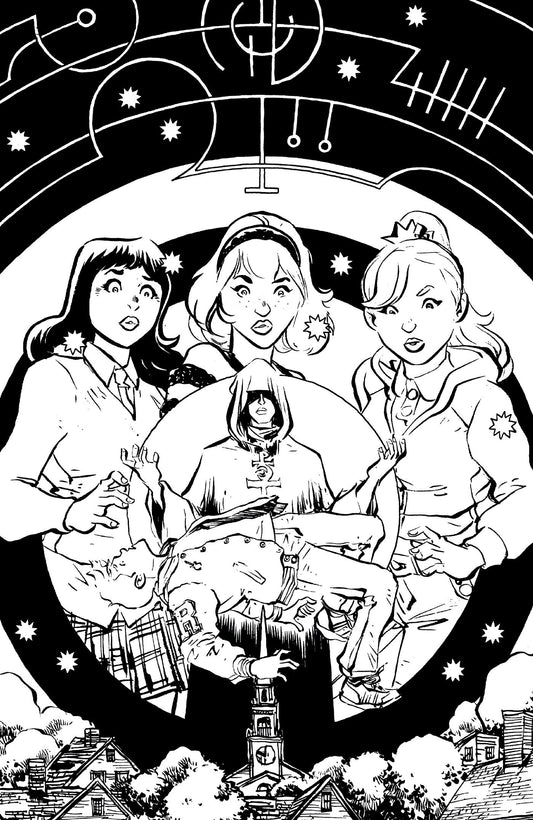 Archie in Hell #1 Cover L Jesse Lonergan B&W 1:250 Variant — Cover