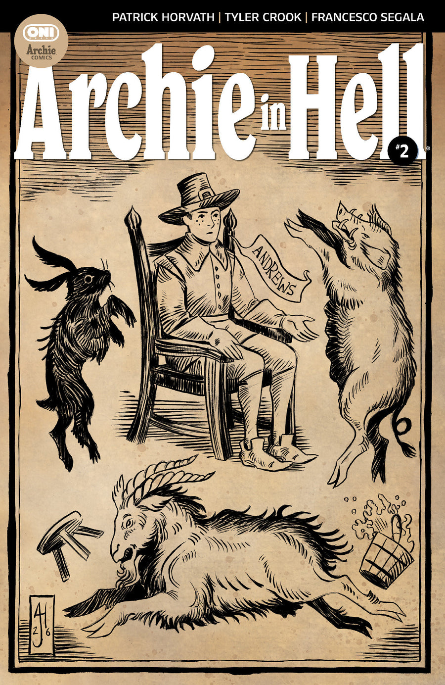 Archie in Hell #2 Cover D Abigail Harding 1:10 Variant — Cover