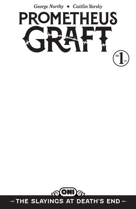 Prometheus Graft: The Slayings At Death's End #1 Cover D Blank Sketch Variant — Cover