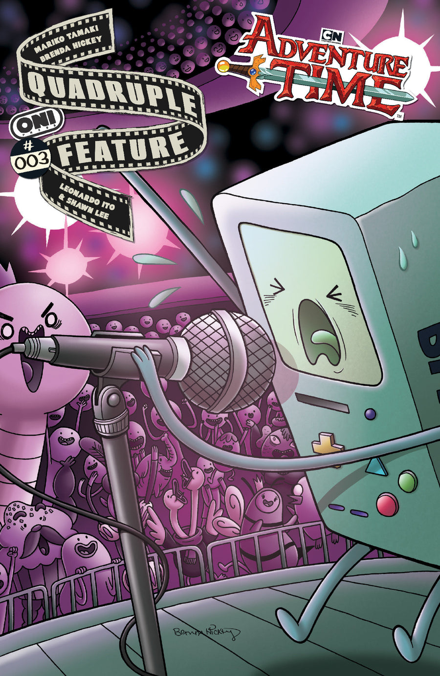 Adventure Time Quadruple Feature #3 Cover a Brenda Hickey — Cover