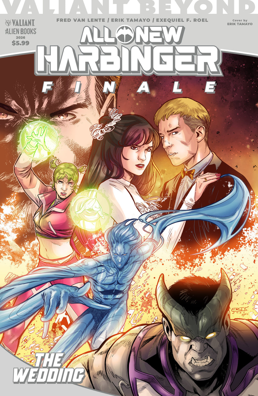 Valiant Beyond: All-New Harbinger Finale - the Wedding Cover A (Tamayo) — Cover