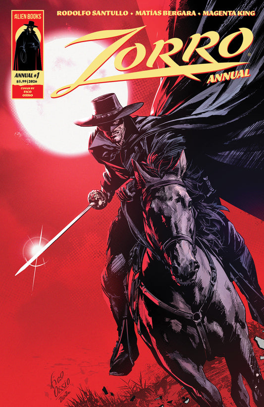 Zorro Annual #1 Variant B (Ossio) — Cover
